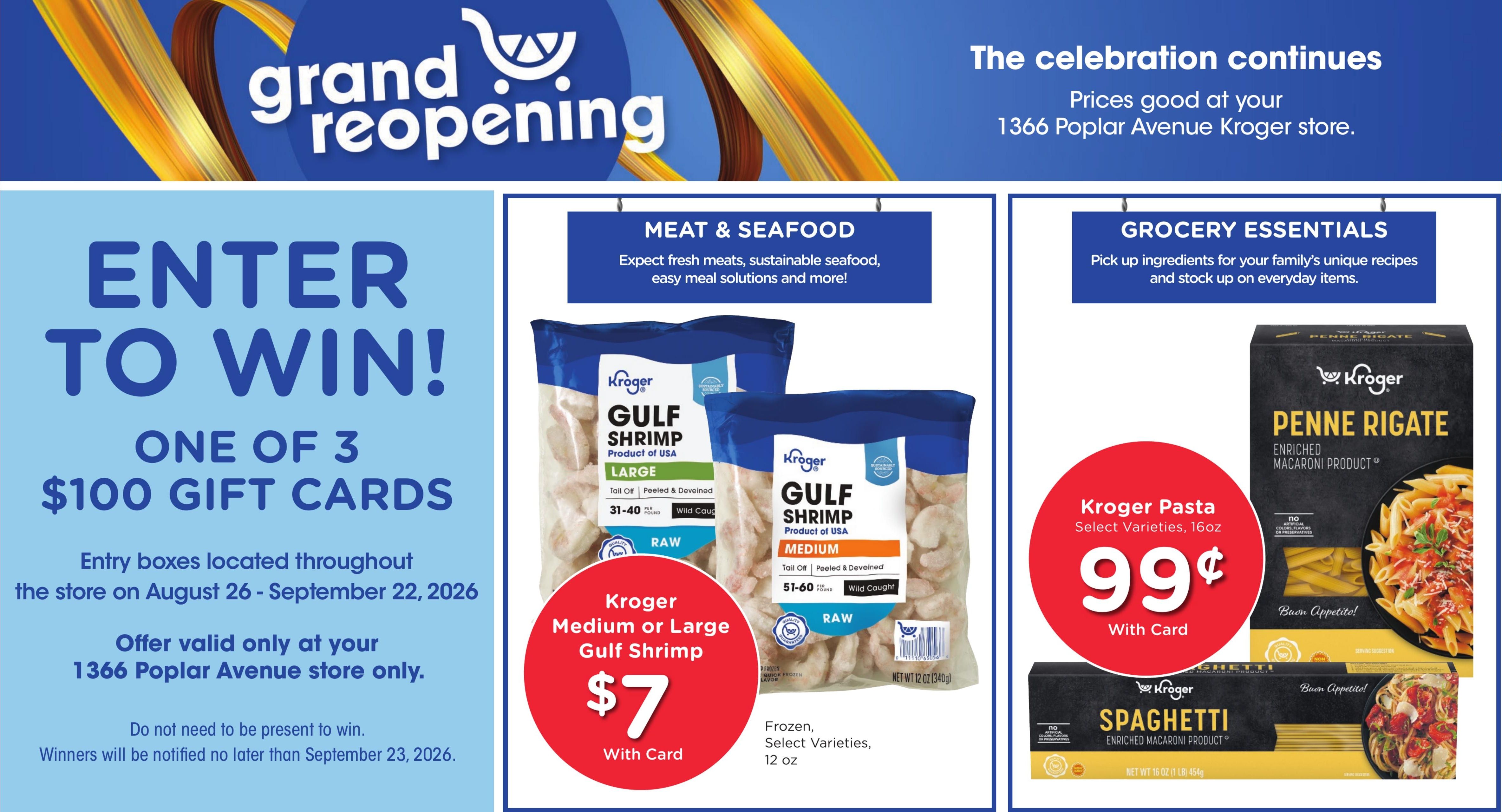 Kroger (Memphis Area, TN) Weekly Ad September 2 - 8, 2026