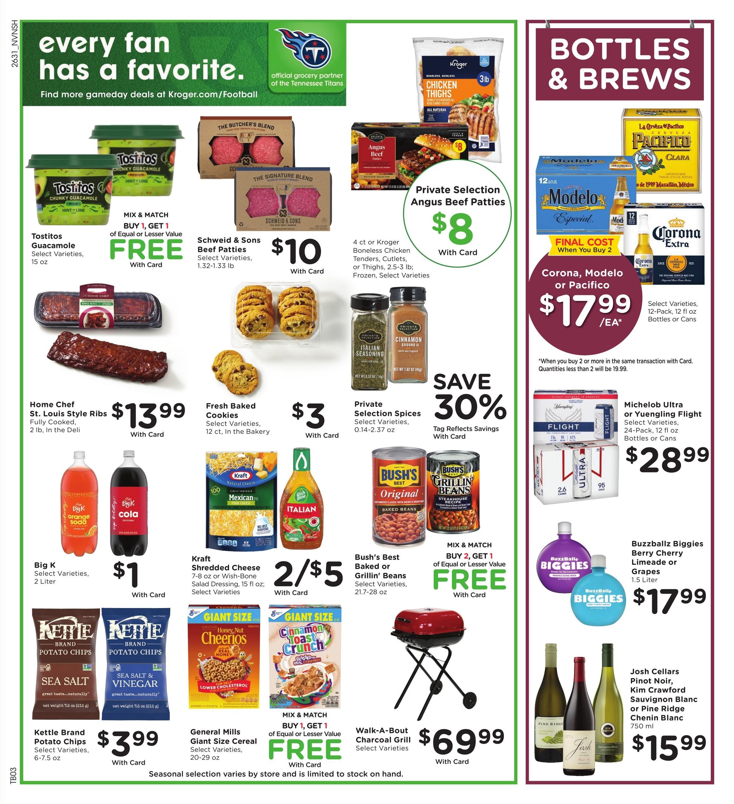 Kroger (Murfreesboro Area, TN) Weekly Ad September 2 - 8, 2026