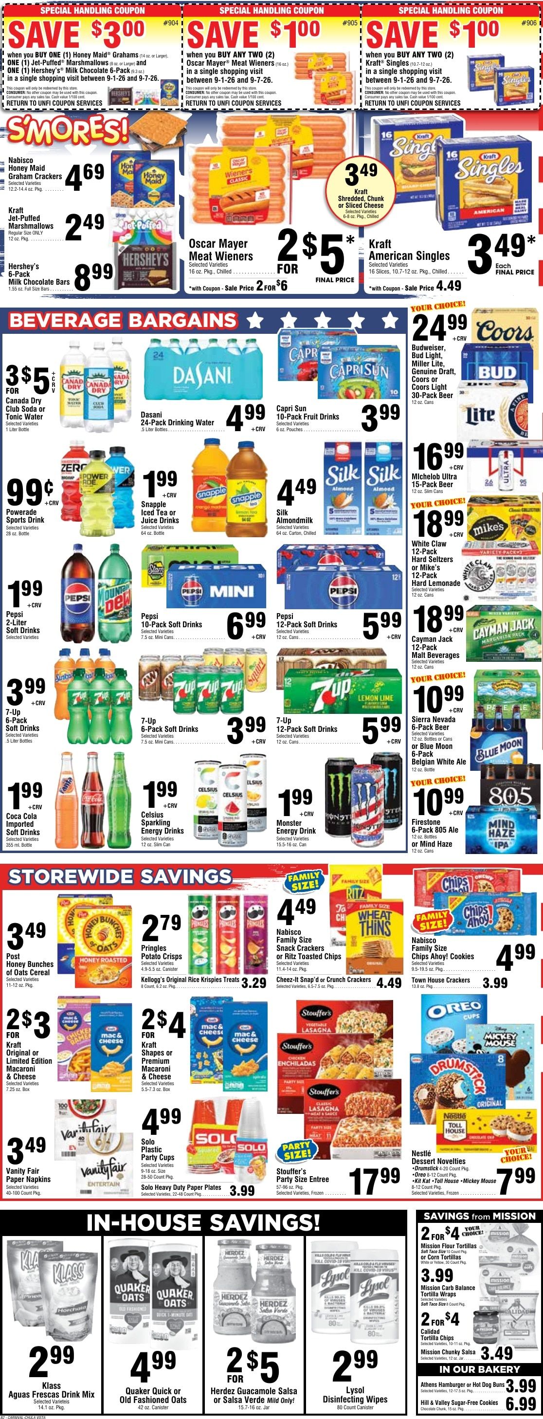 Carnival Supermarket Weekly Ad September 1 - 7, 2026