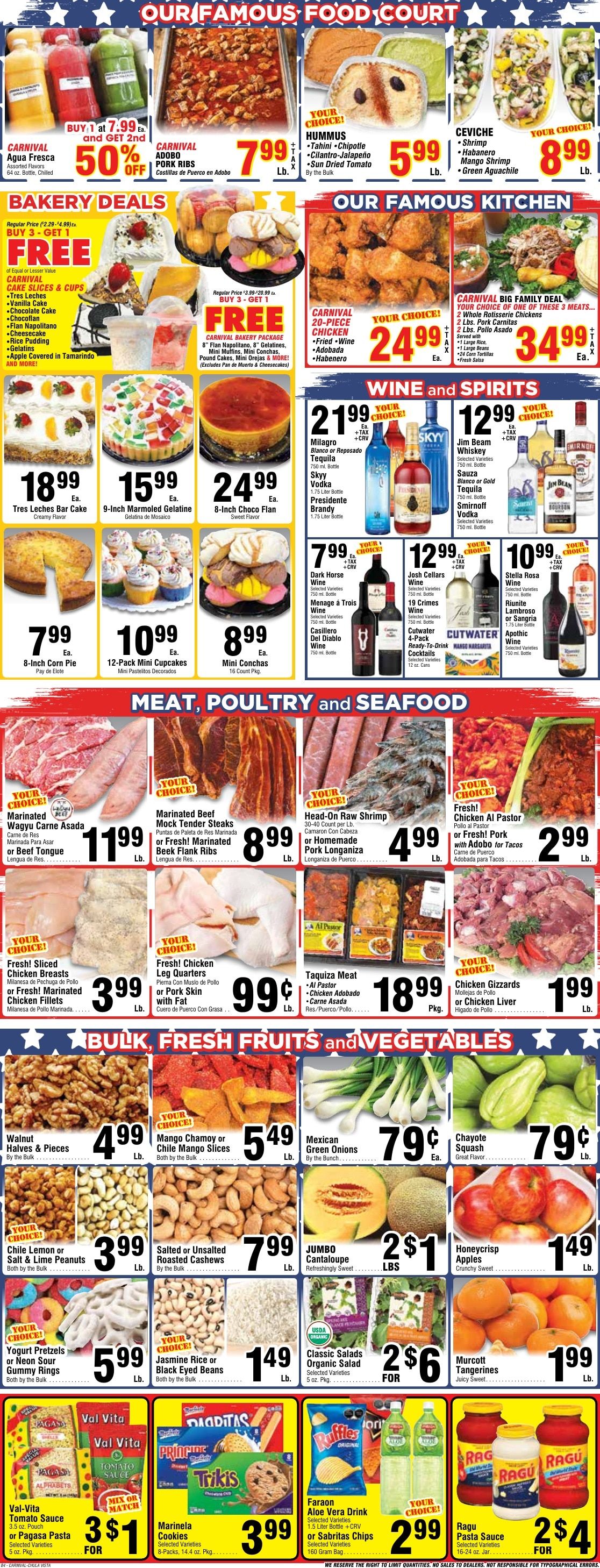 Carnival Supermarket Weekly Ad September 1 - 7, 2026