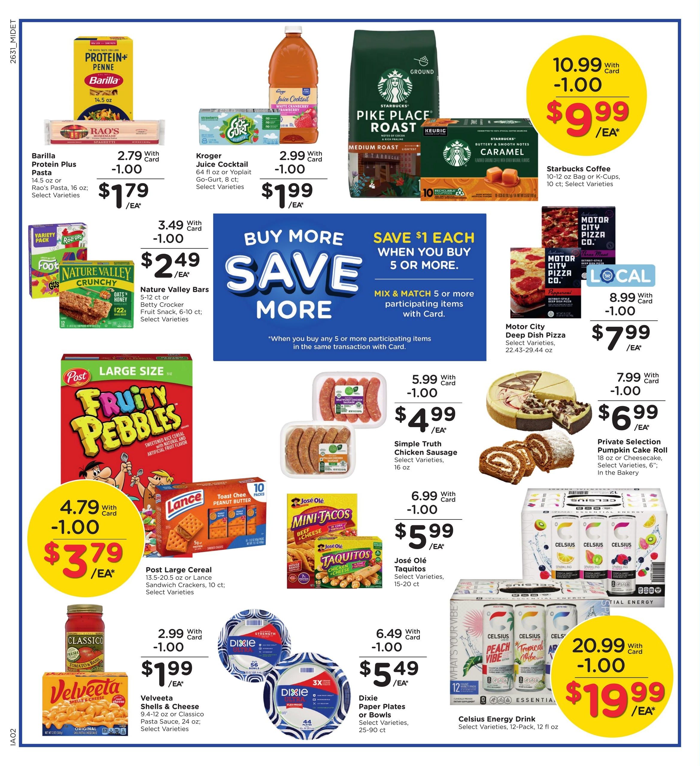 Kroger (Ann Arbor Area, MI) Weekly Ad September 2 - 8, 2026