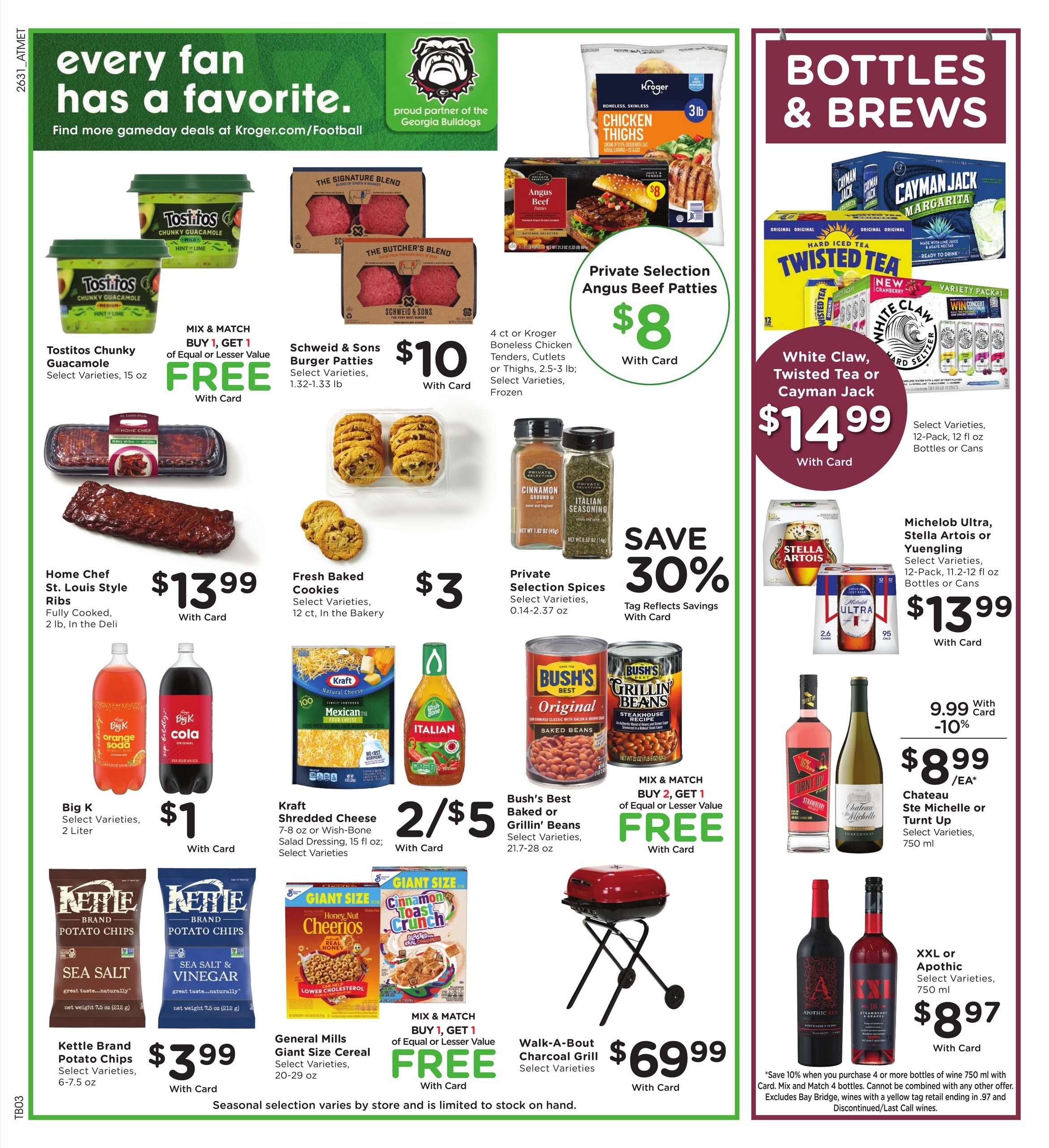 Kroger (Atlanta Area, GA) Weekly Ad September 2 - 8, 2026