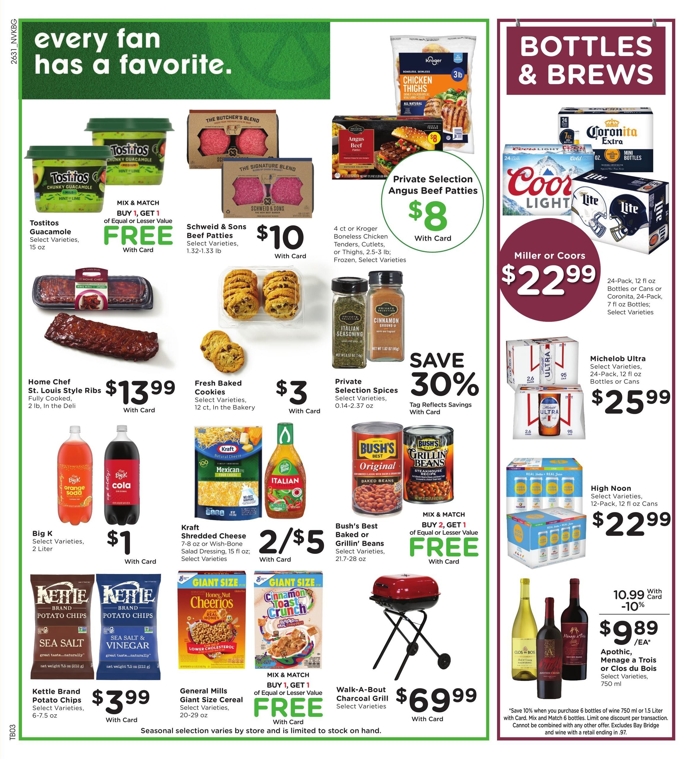 Kroger (Bowling Green-Smiths Grove Area, KY) Weekly Ad September 2 - 8, 2026