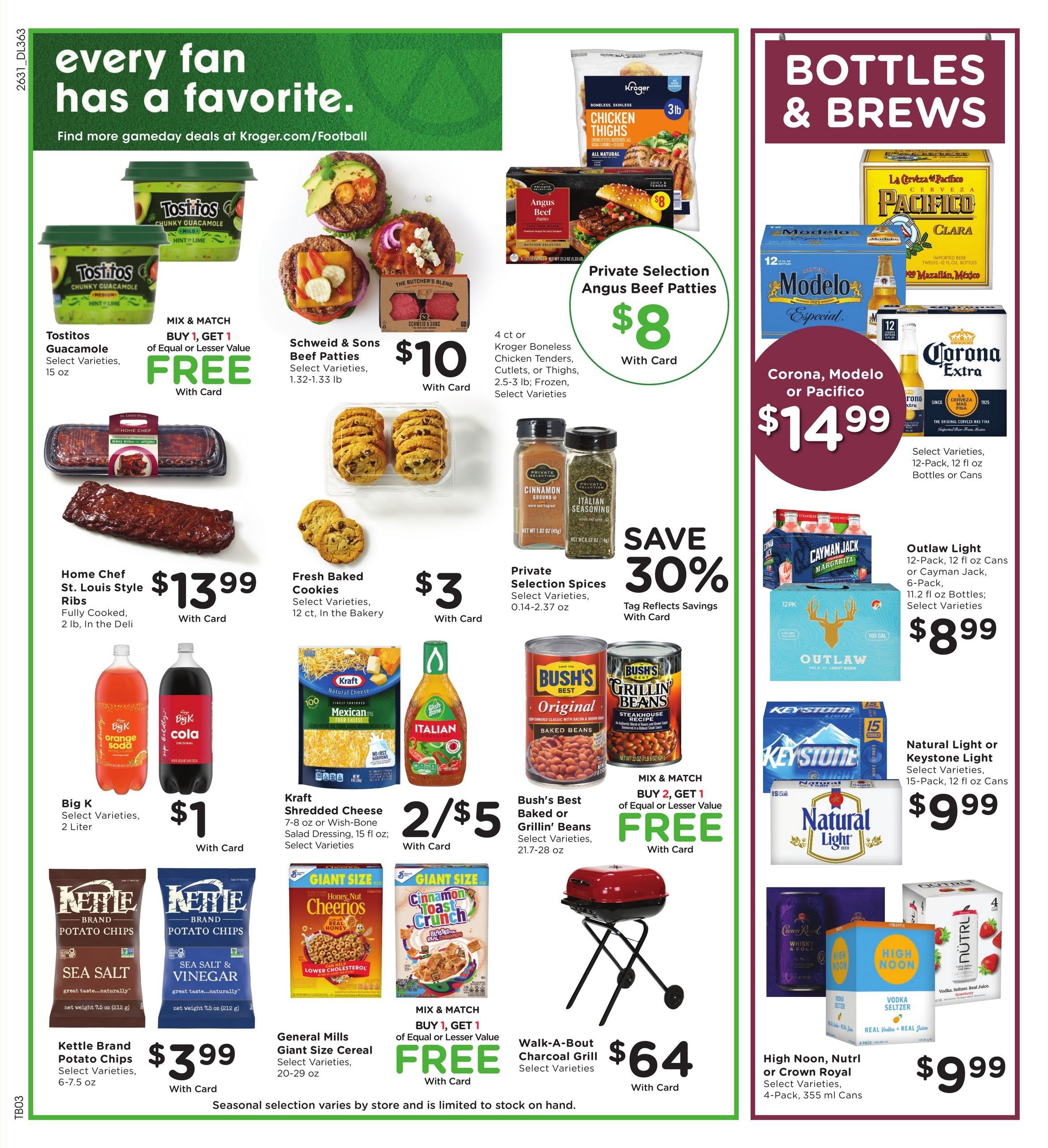 Kroger (Indianola Area, MS) Weekly Ad September 2 - 8, 2026