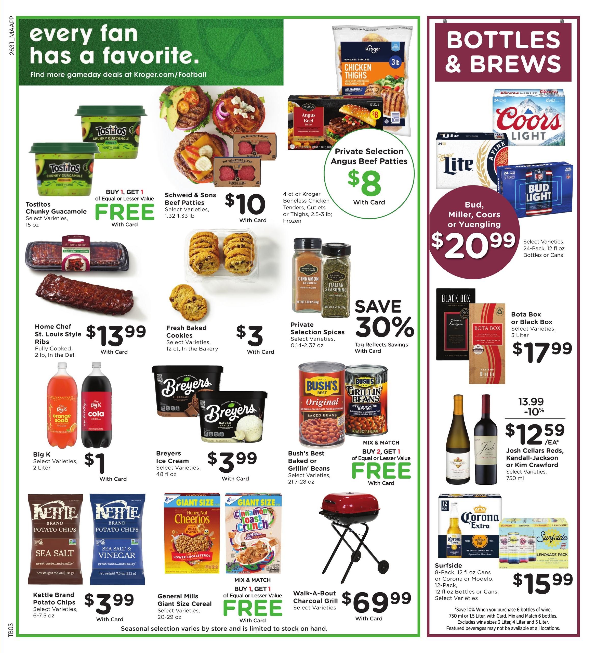 Kroger (Augusta Springs Area, VA) Weekly Ad September 2 - 8, 2026