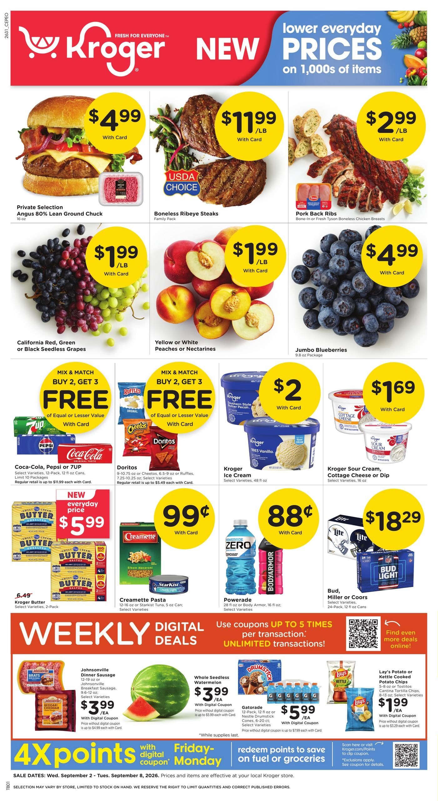 Kroger (Eola Area, IL) Weekly Ad September 2 - 8, 2026