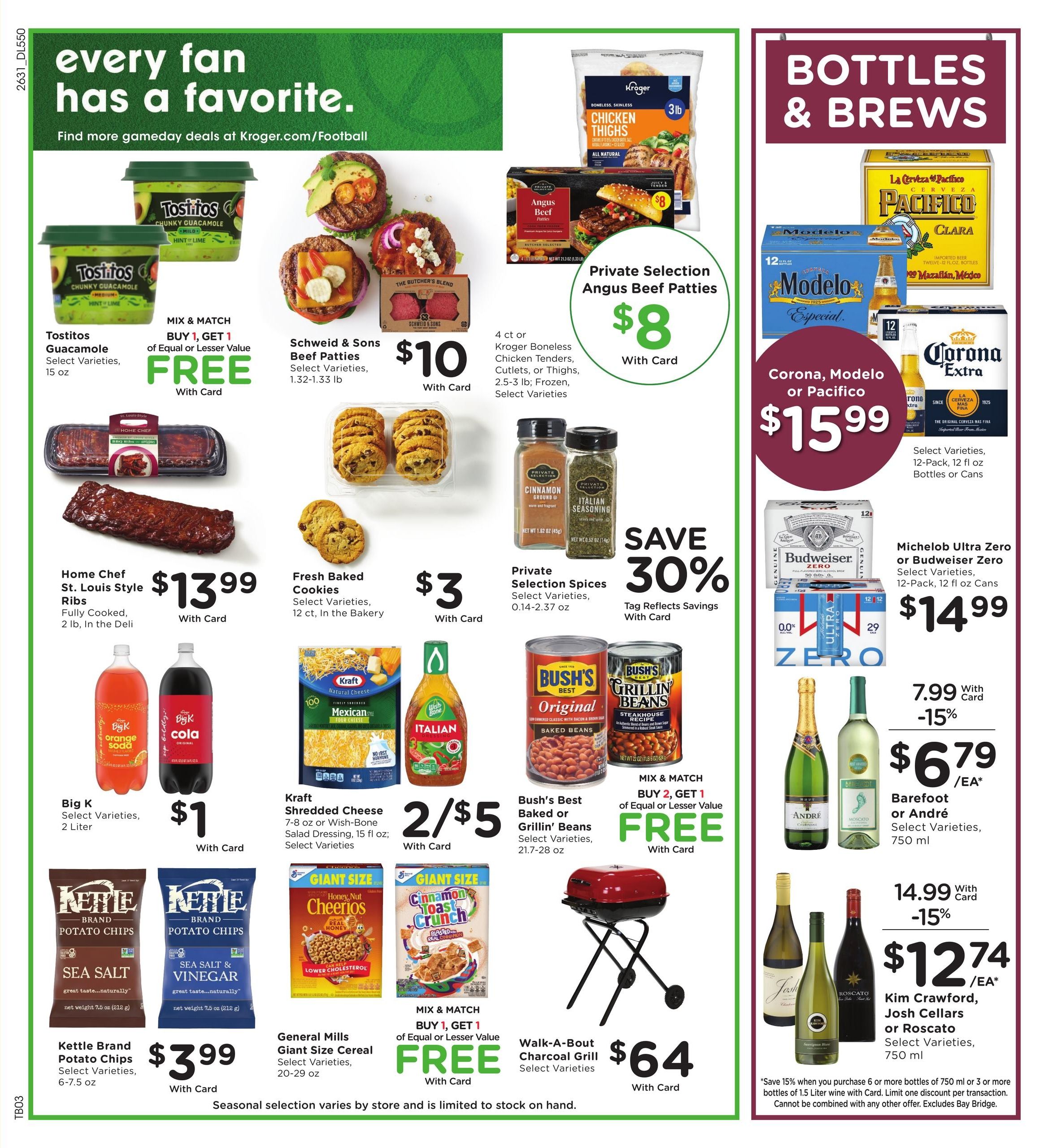 Kroger (Little Rock Area, AR) Weekly Ad September 2 - 8, 2026