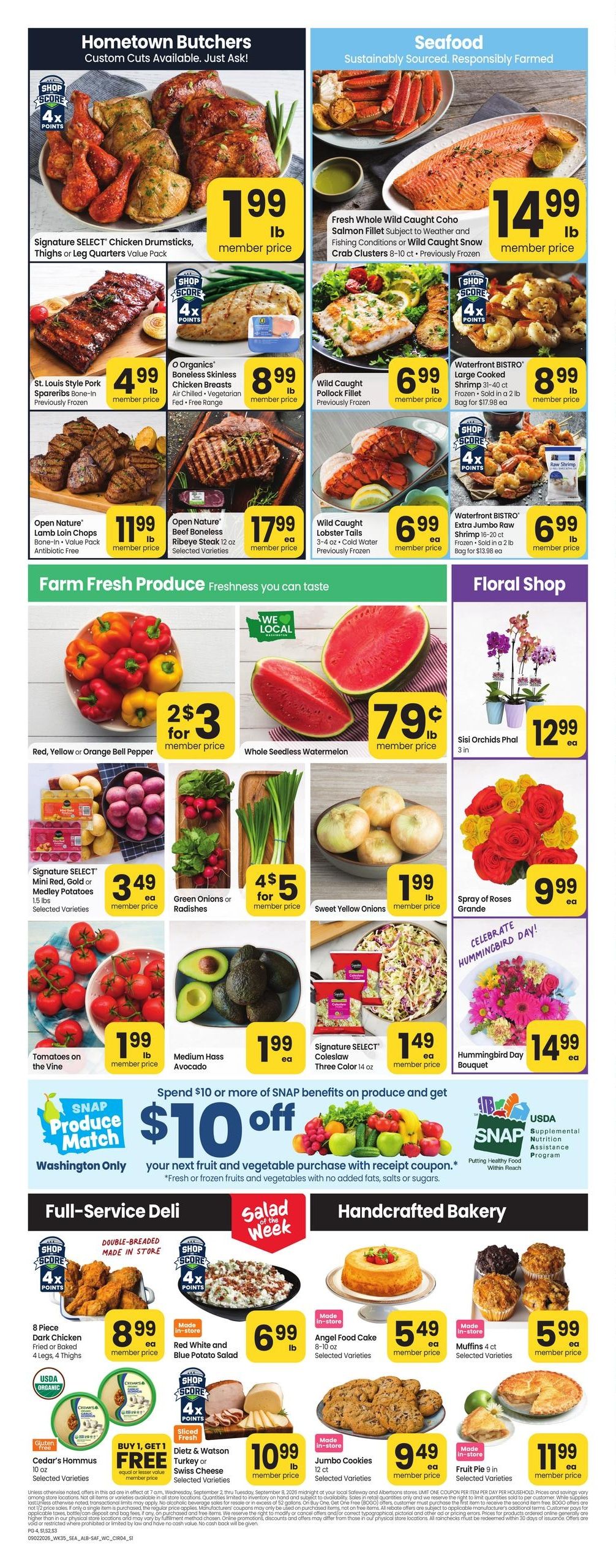 Safeway (Boardman Area, OR) Weekly Ad September 2 - 8, 2026