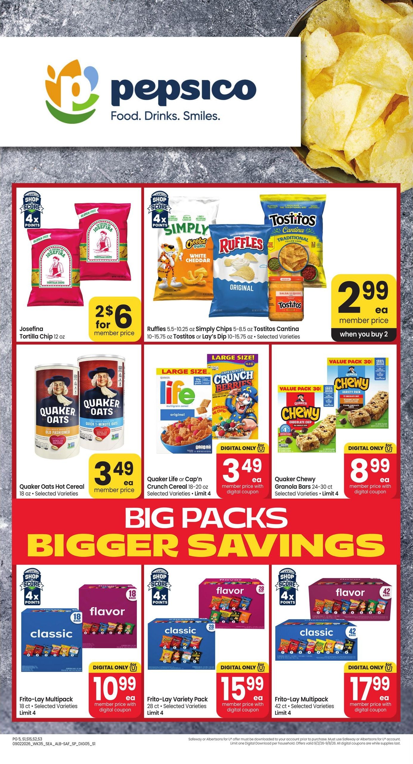 Safeway (Boardman Area, OR) Weekly Ad September 2 - 8, 2026