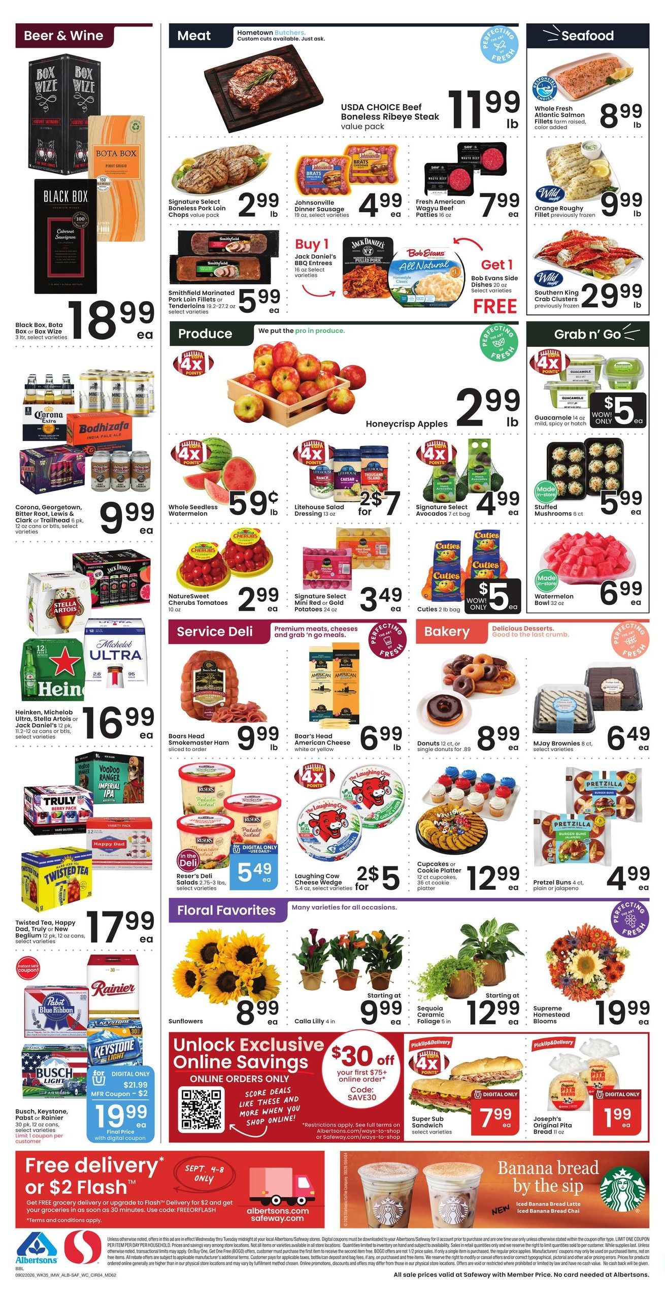 Safeway (Bozeman Area, MT) Weekly Ad September 2 - 8, 2026