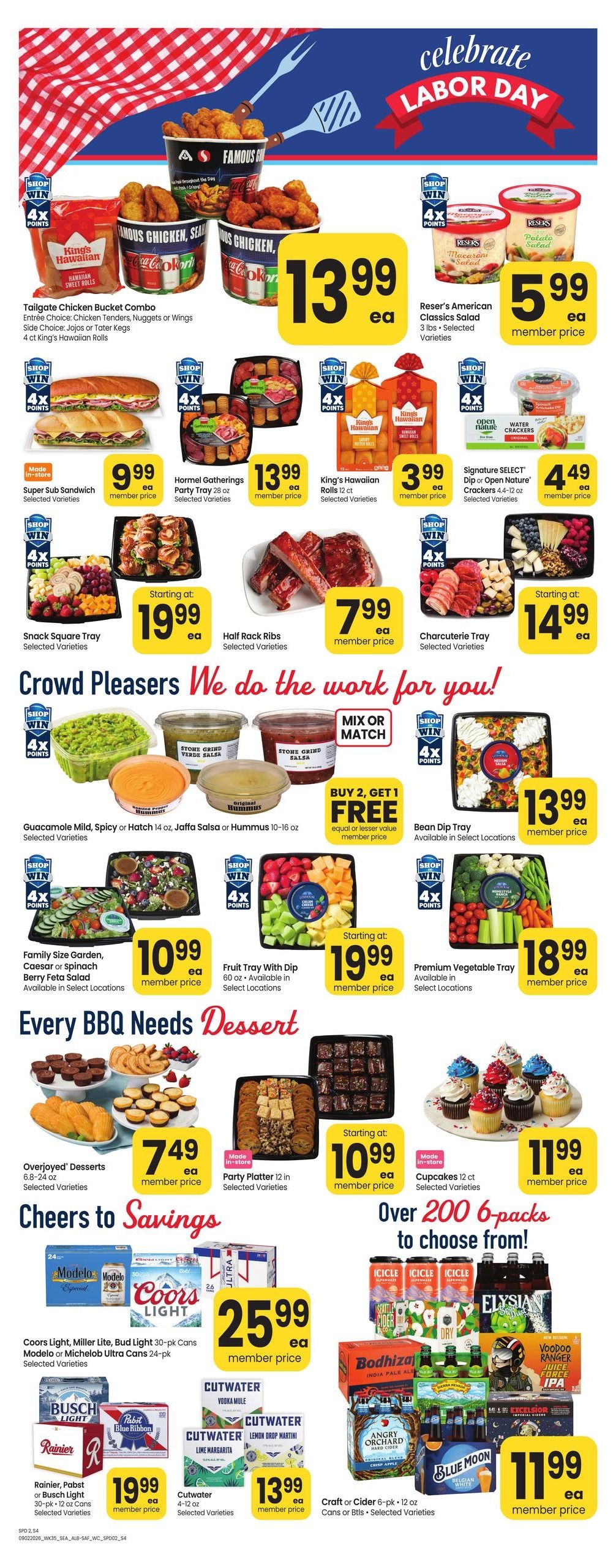 Safeway (Calder Area, ID) Weekly Ad September 2 - 8, 2026