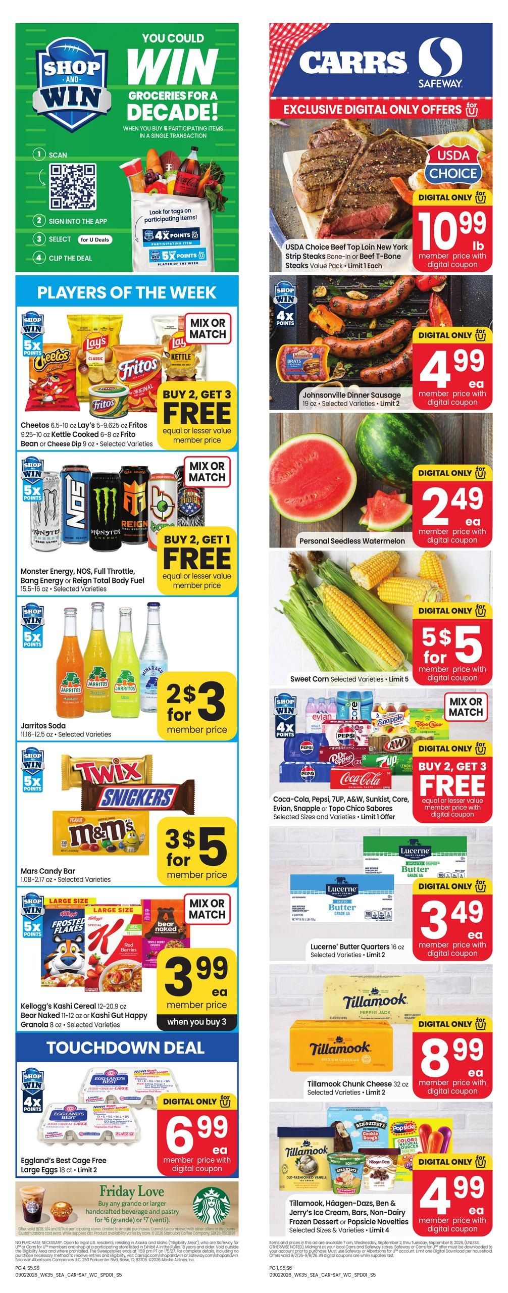 Safeway (Fairbanks-Moose Pass Area, AK) Weekly Ad September 2 - 8, 2026