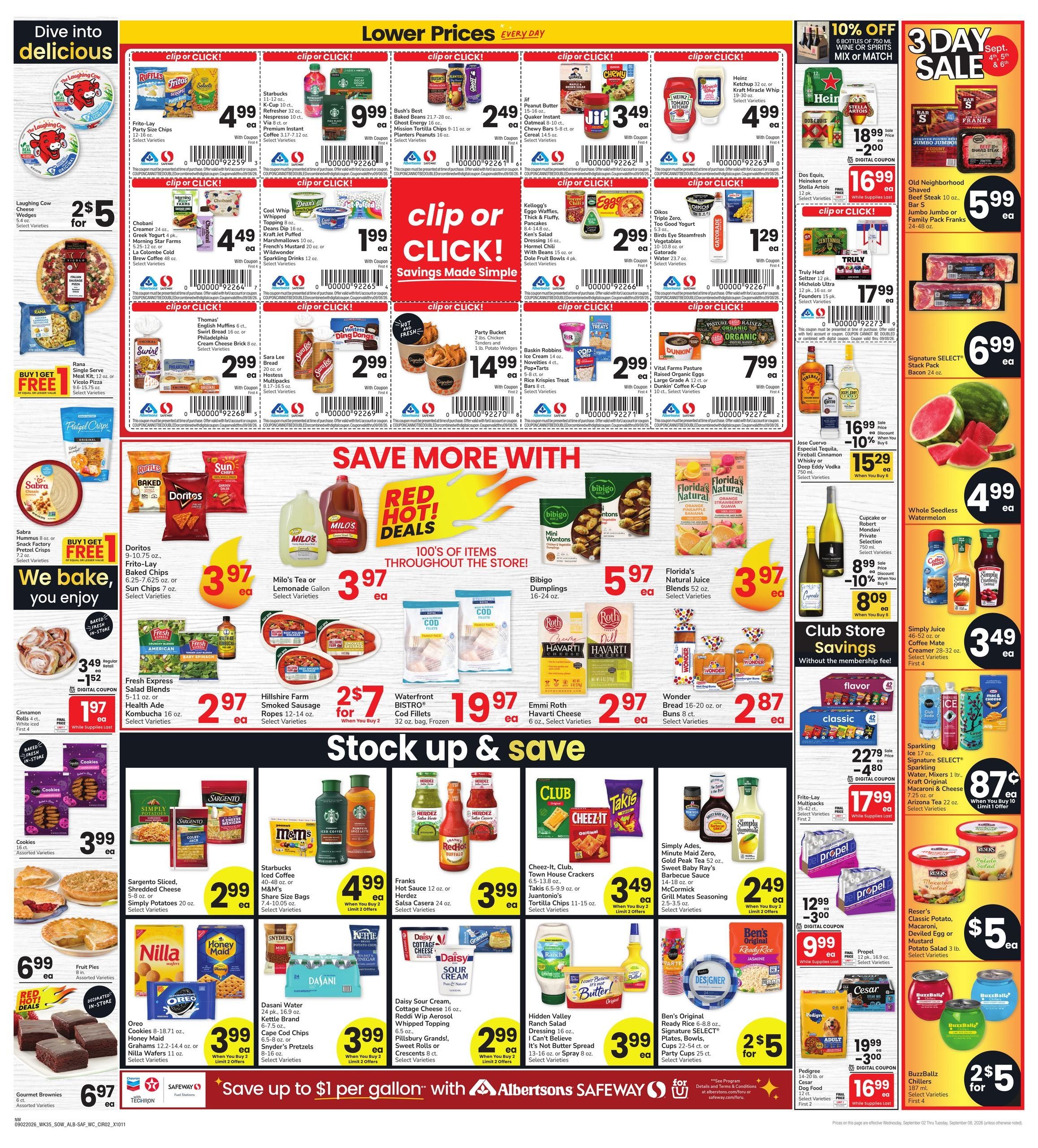Safeway (Gallup Area, NM) Weekly Ad September 2 - 8, 2026