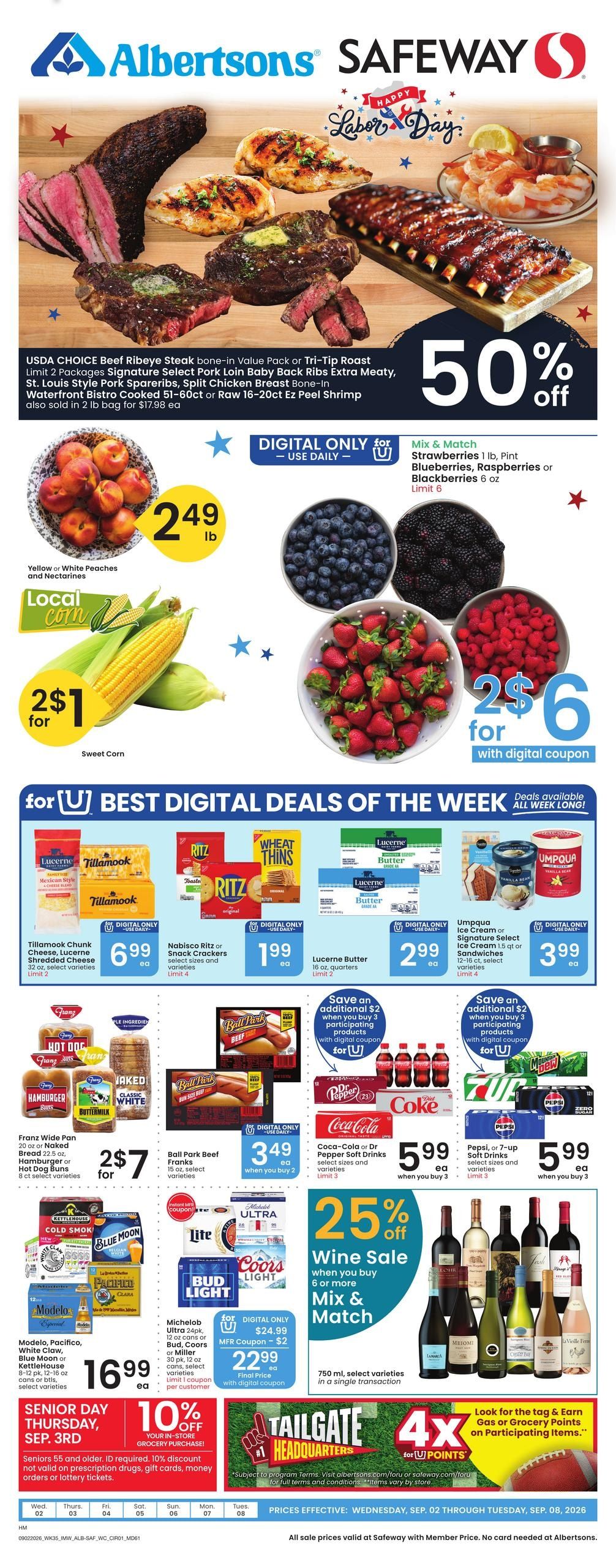 Safeway (Hamilton Area, MT) Weekly Ad September 2 - 8, 2026