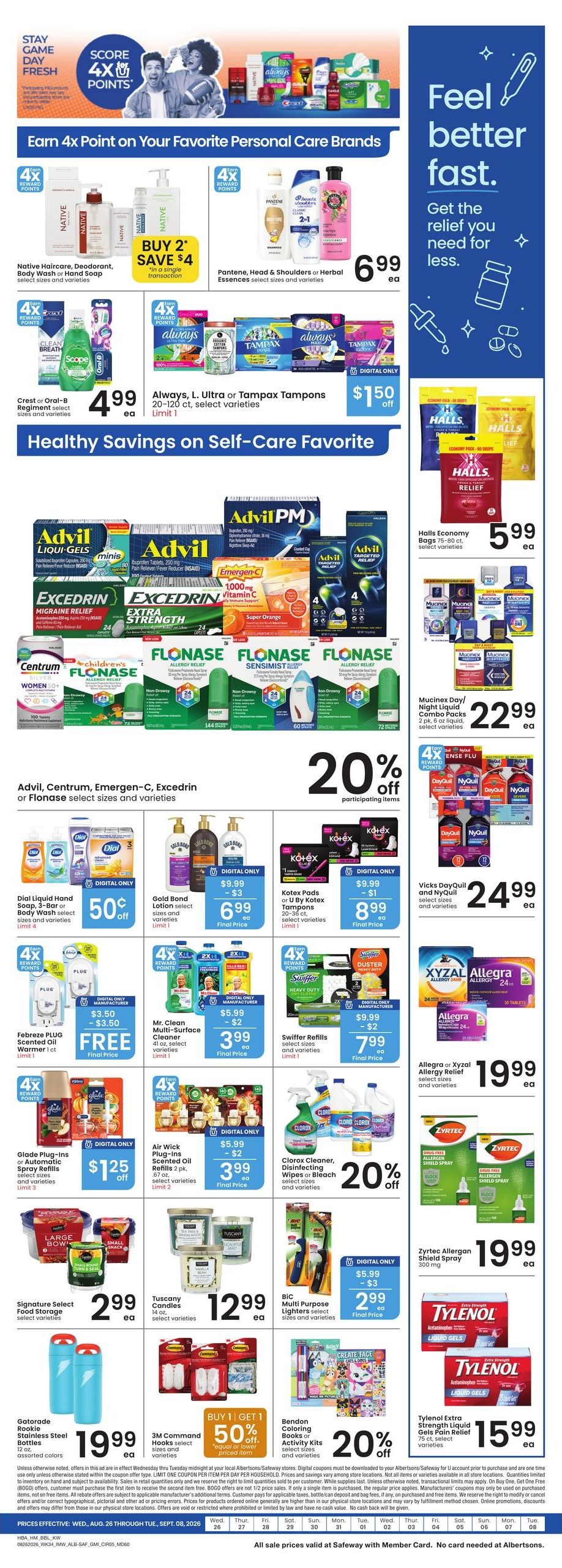 Safeway (Hamilton Area, MT) Weekly Ad September 2 - 8, 2026