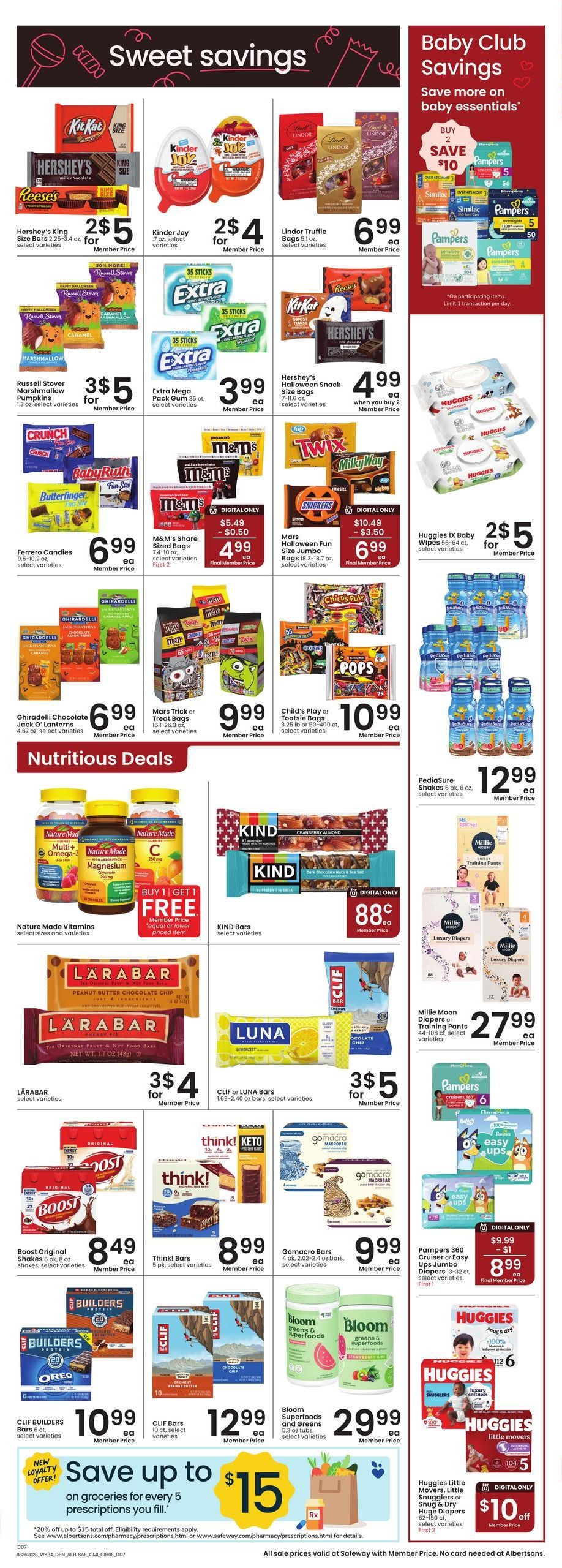 Safeway (Ignacio Area, CO) Weekly Ad September 2 - 8, 2026