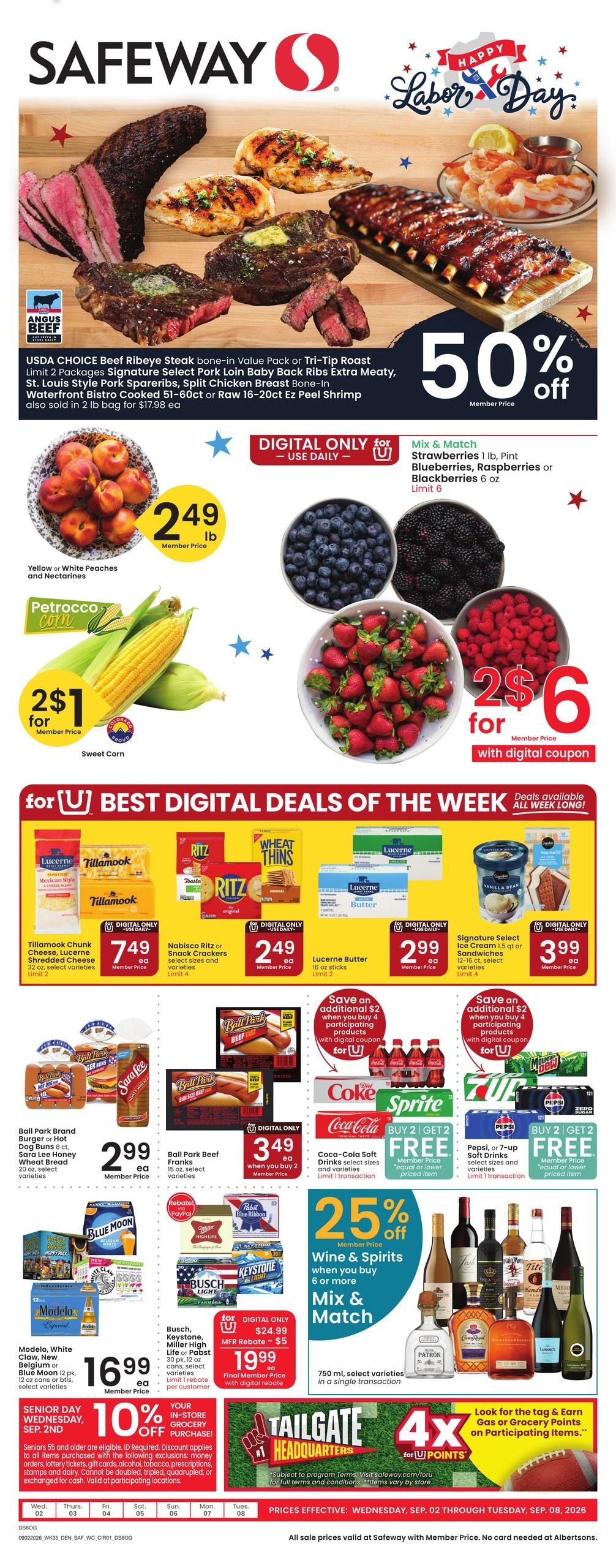 Safeway (Julesburg Area, CO) Weekly Ad September 2 - 8, 2026