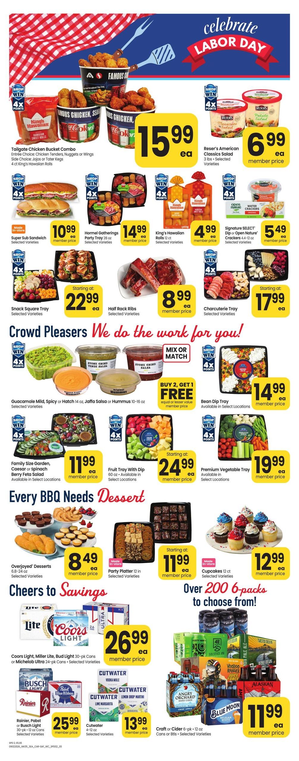 Safeway (Juneau Area, AK) Weekly Ad September 2 - 8, 2026