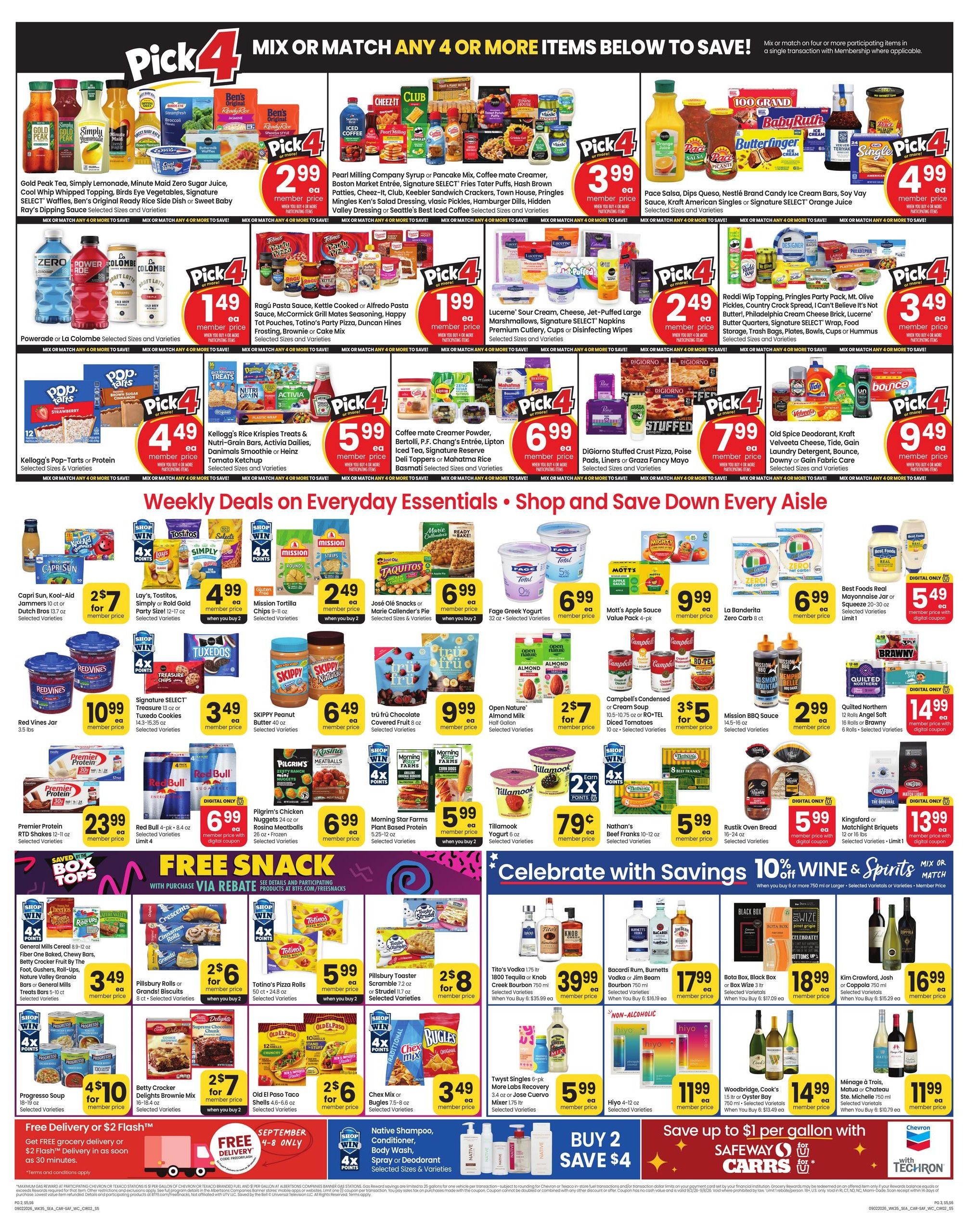 Safeway (Juneau Area, AK) Weekly Ad September 2 - 8, 2026