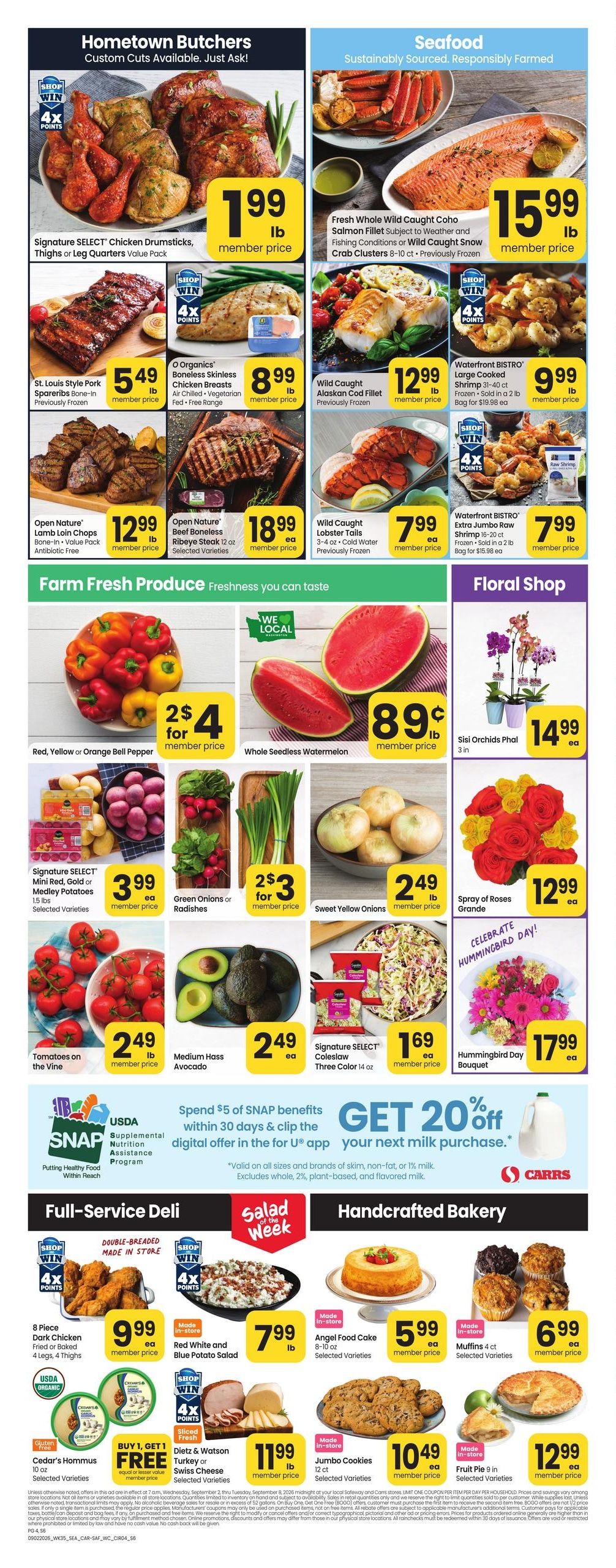 Safeway (Juneau Area, AK) Weekly Ad September 2 - 8, 2026