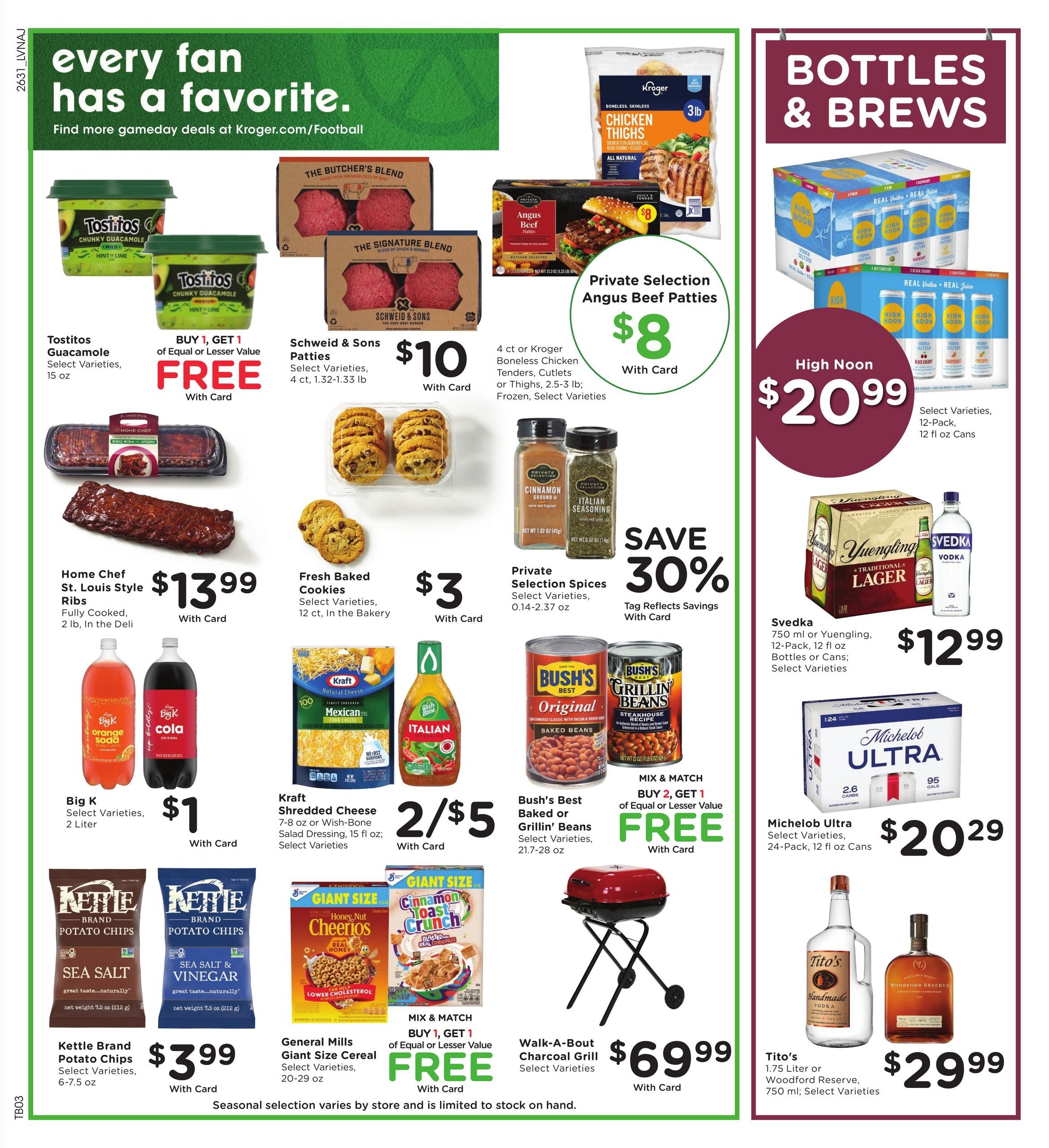 Kroger (Canaan Area, IN) Weekly Ad September 2 - 8, 2026