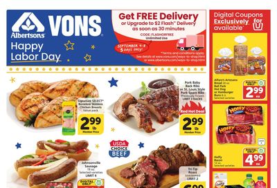 Vons (Brawley Area, CA) Weekly Ad September 2 - 8, 2026
