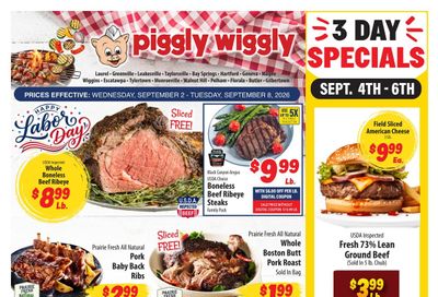 Piggly Wiggly (Pelham Area, GA) Weekly Ad September 2 - 8, 2026