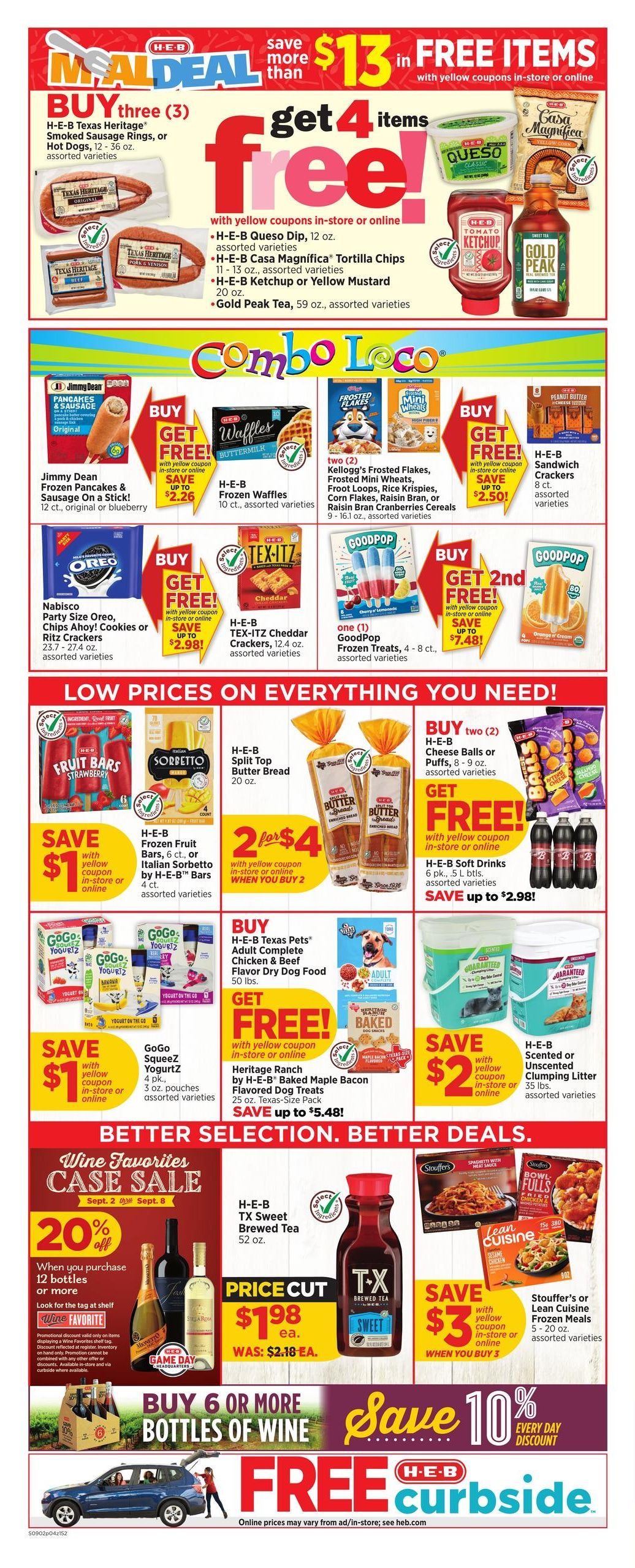 H-E-B (Allen Area, TX) Weekly Ad September 2 - 8, 2026