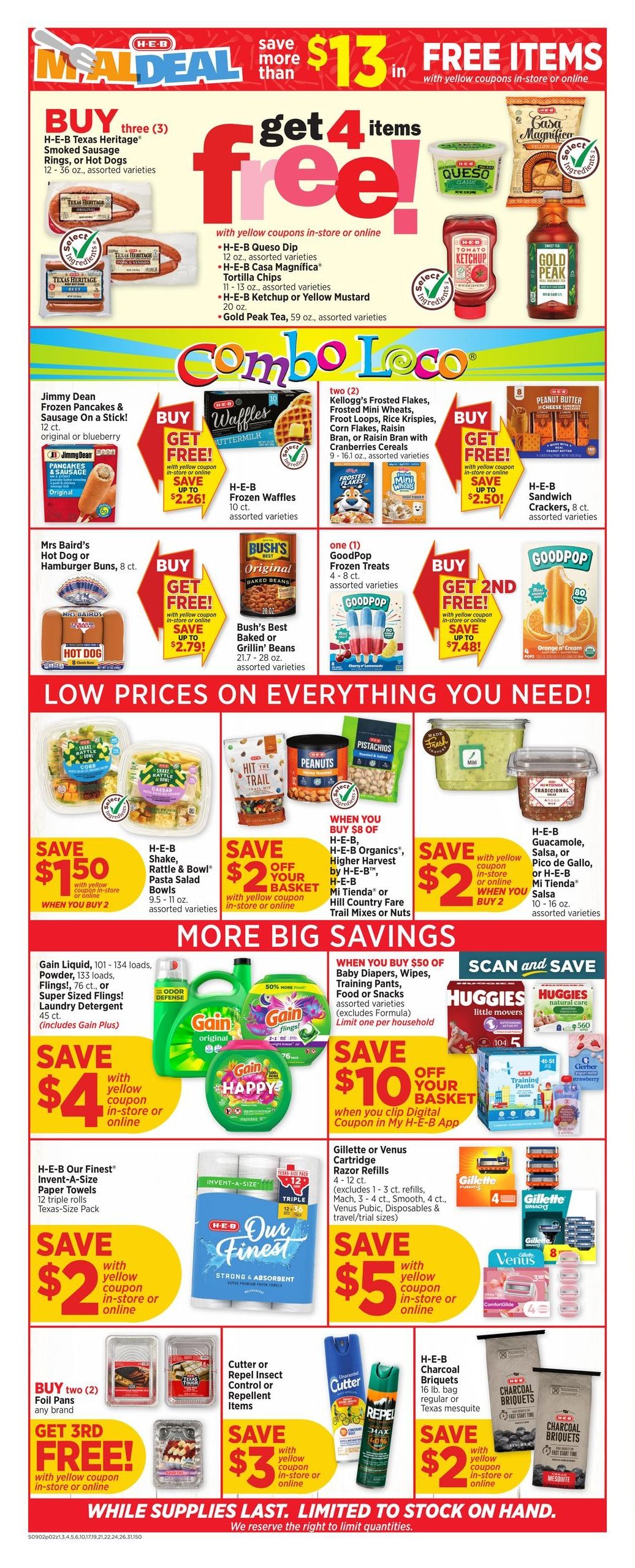 H-E-B (Azle Area, TX) Weekly Ad September 2 - 8, 2026