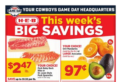 H-E-B (Asherton Area, TX) Weekly Ad September 2 - 8, 2026