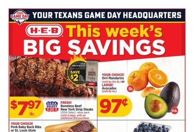 H-E-B (Bethany Area, LA) Weekly Ad September 2 - 8, 2026