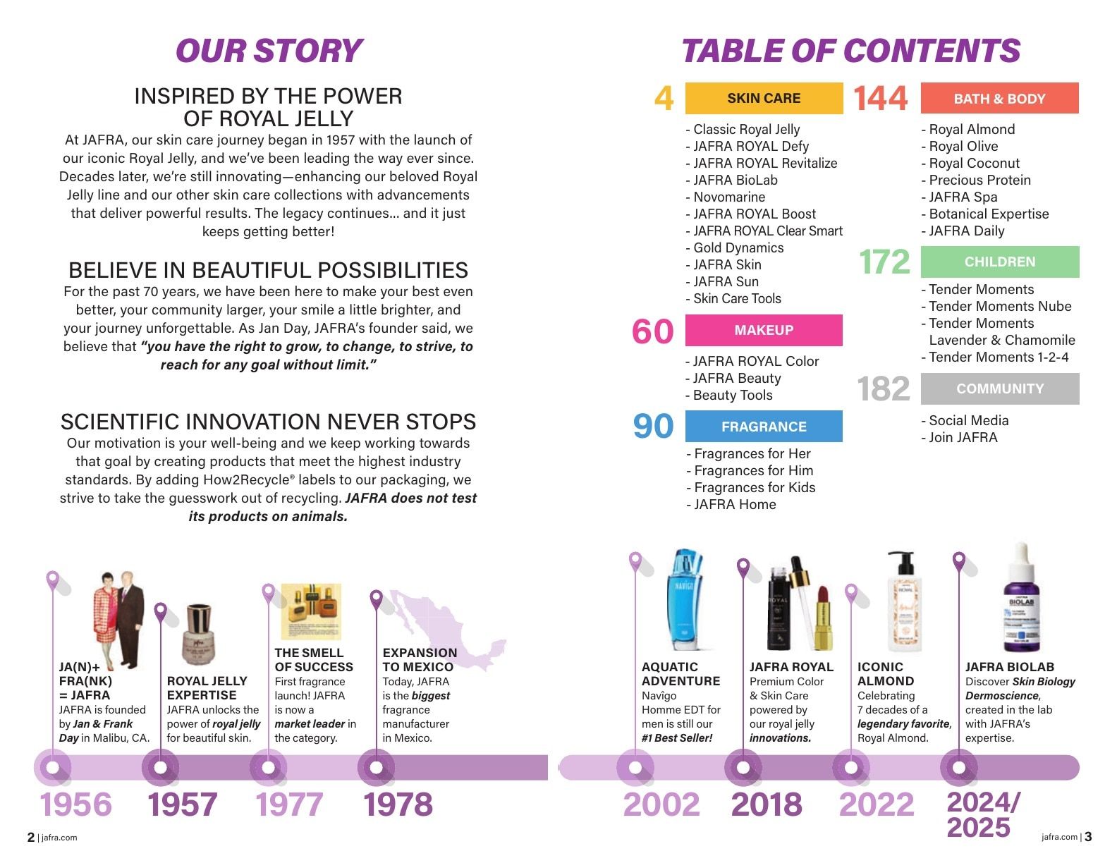 JAFRA Fall/Winter 2026 Product Catalog Weekly Ad August 1, 2026 - January 31, 2027