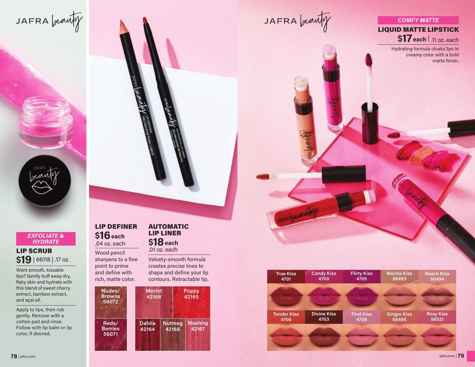 JAFRA Fall/Winter 2026 Product Catalog Weekly Ad August 1, 2026 - January 31, 2027