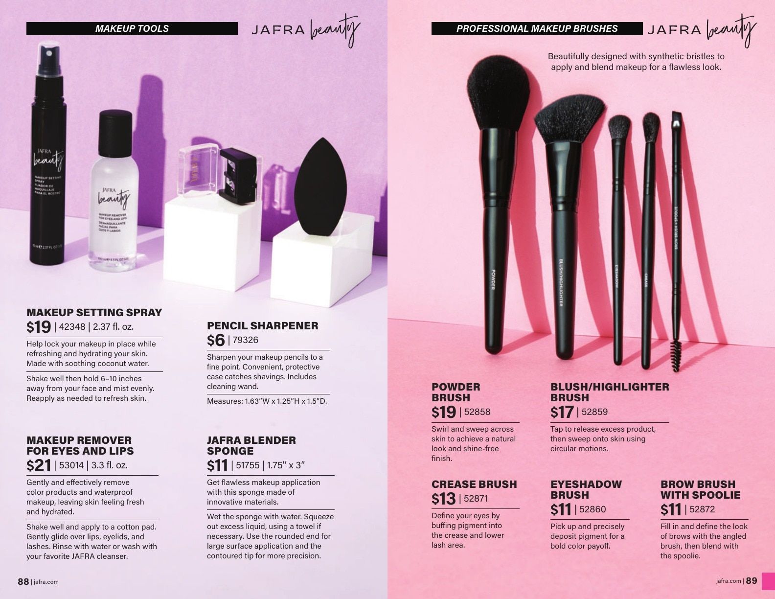 JAFRA Fall/Winter 2026 Product Catalog Weekly Ad August 1, 2026 - January 31, 2027