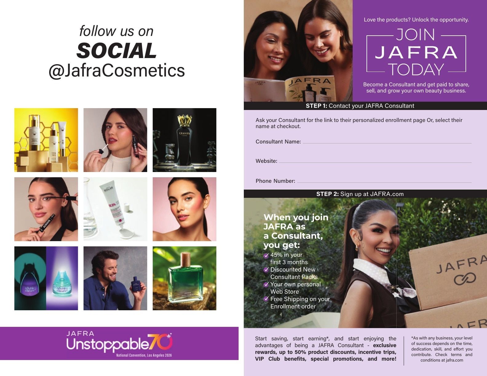 JAFRA Fall/Winter 2026 Product Catalog Weekly Ad August 1, 2026 - January 31, 2027