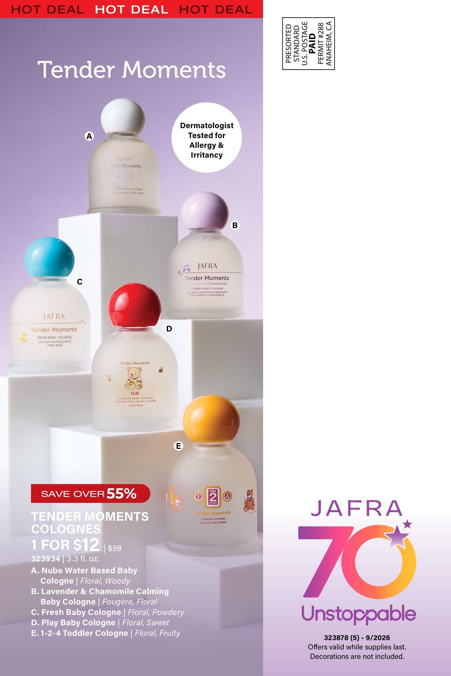 JAFRA September 2026 Brochure Weekly Ad September 1 - 30, 2026