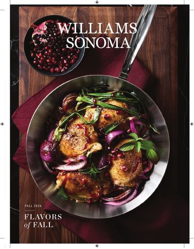 Williams Sonoma Fall Catalog Weekly Ad September 1 - November 30, 2026