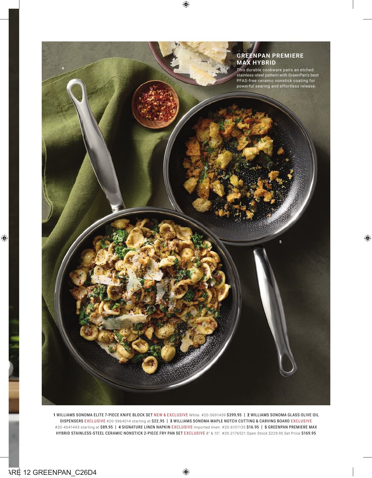 Williams Sonoma Fall Catalog Weekly Ad September 1 - November 30, 2026