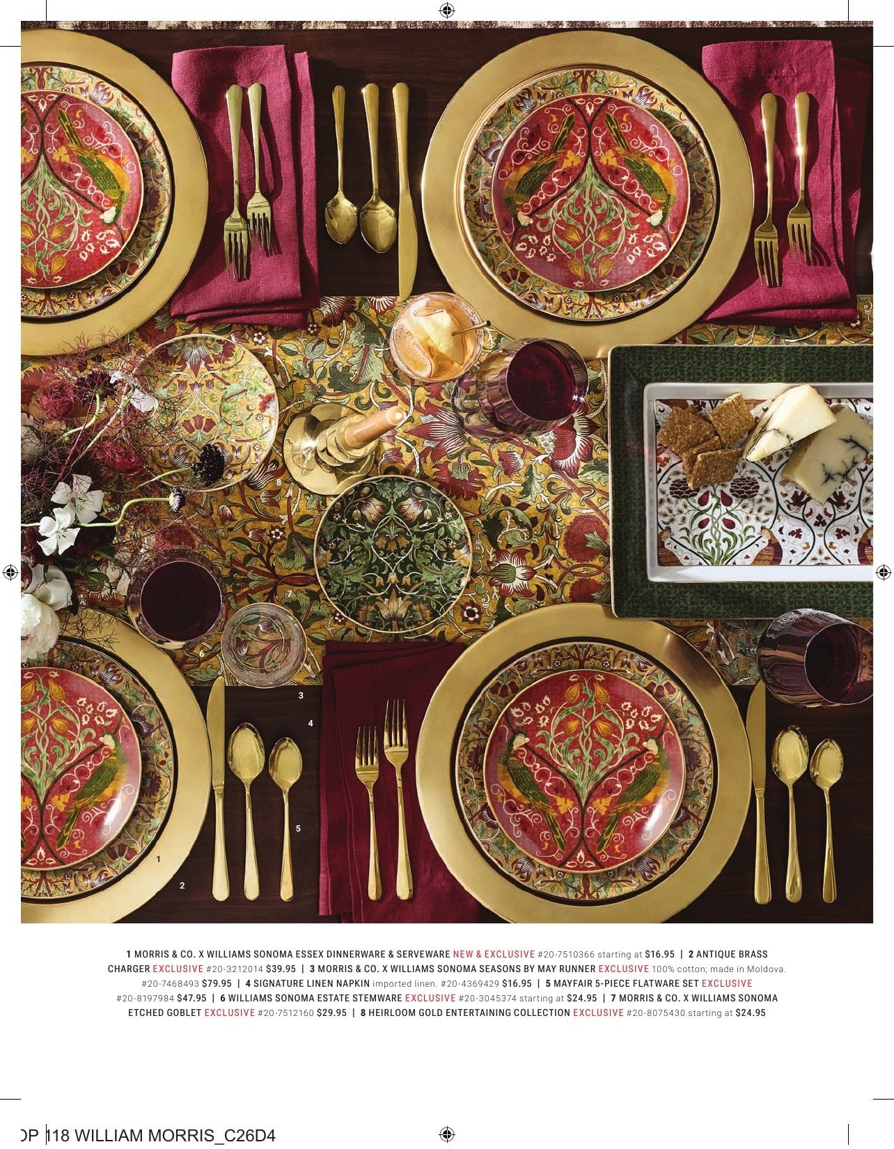 Williams Sonoma Fall Catalog Weekly Ad September 1 - November 30, 2026