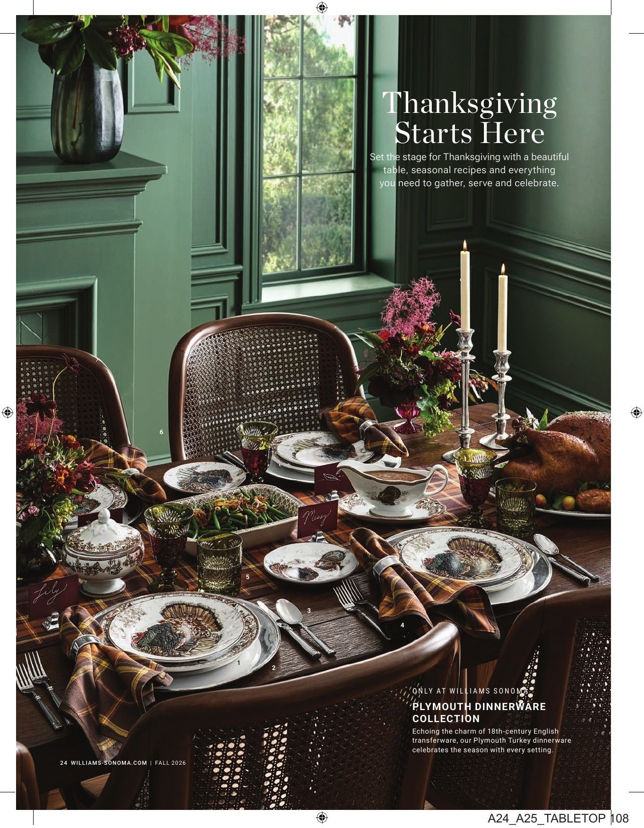 Williams Sonoma Fall Catalog Weekly Ad September 1 - November 30, 2026