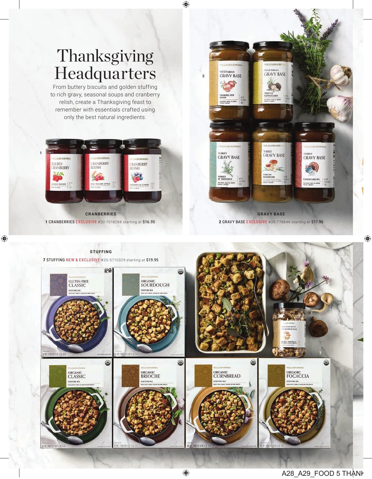 Williams Sonoma Fall Catalog Weekly Ad September 1 - November 30, 2026