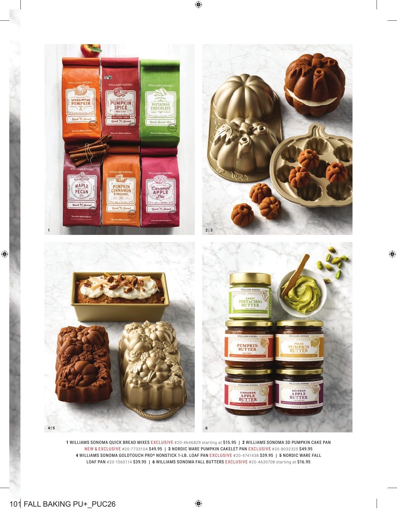 Williams Sonoma Fall Catalog Weekly Ad September 1 - November 30, 2026