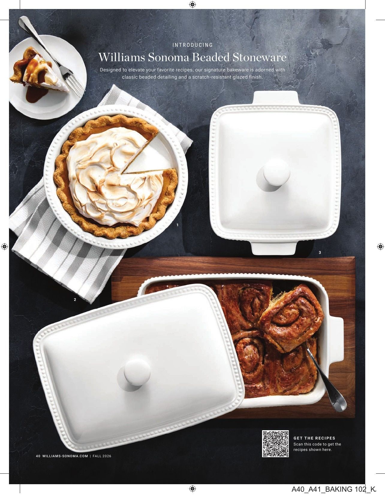 Williams Sonoma Fall Catalog Weekly Ad September 1 - November 30, 2026