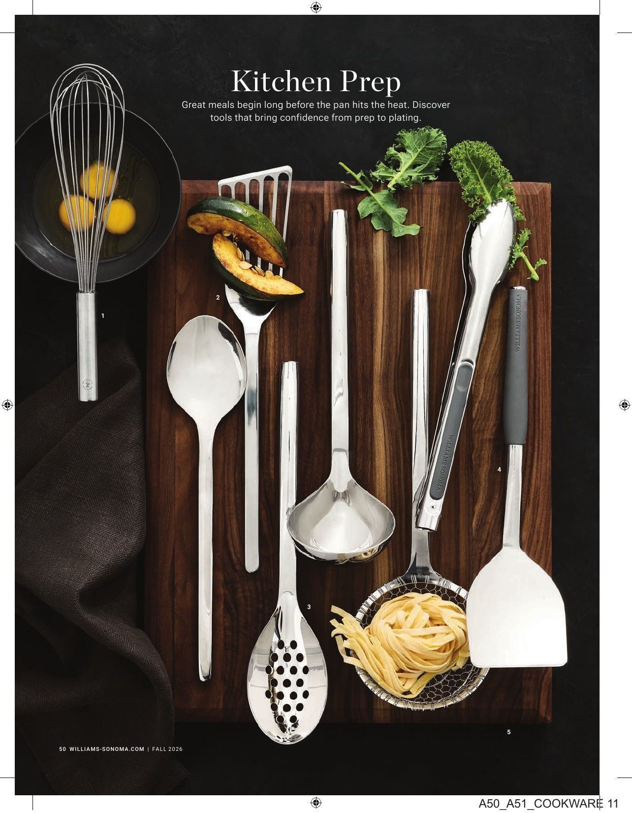 Williams Sonoma Fall Catalog Weekly Ad September 1 - November 30, 2026