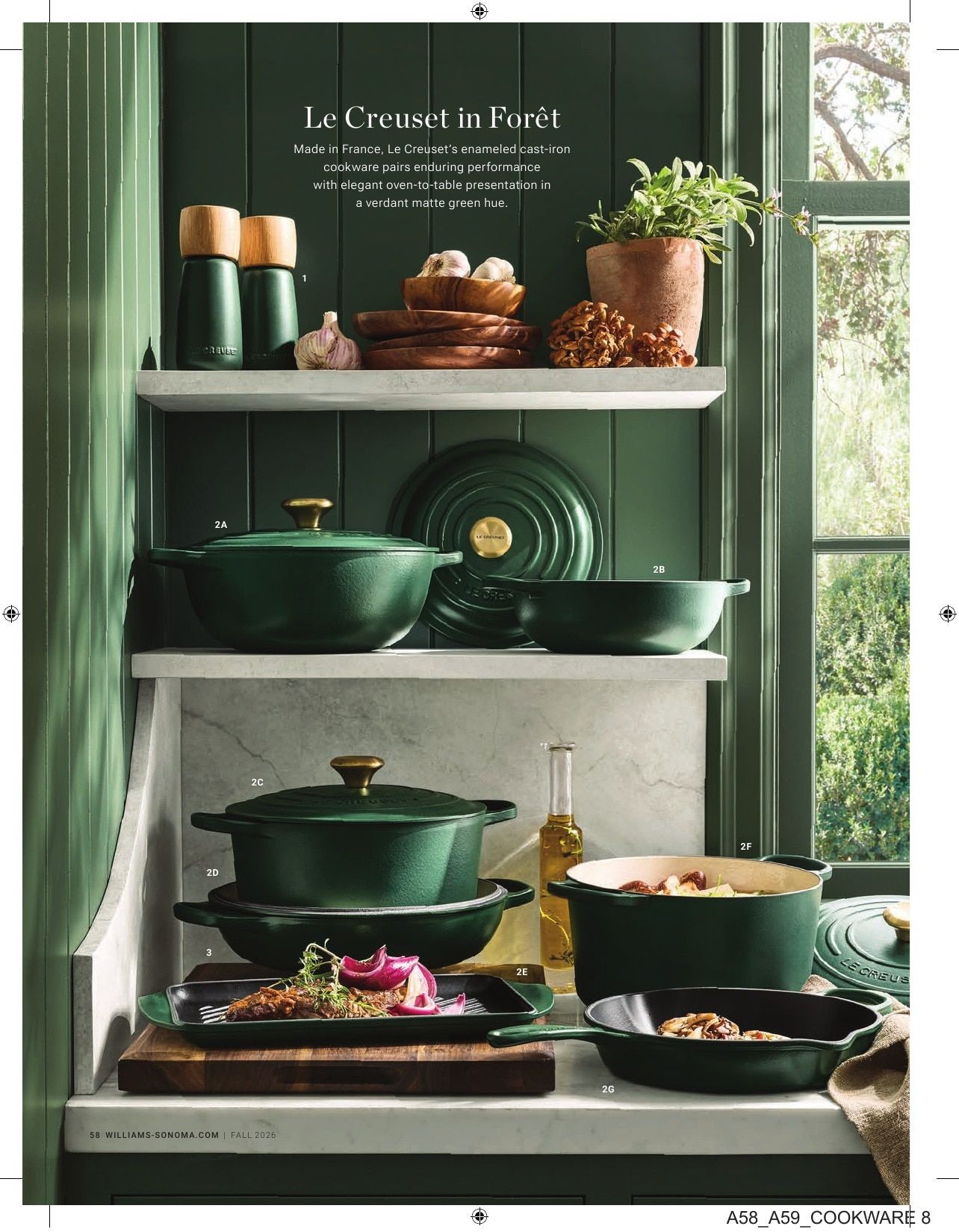 Williams Sonoma Fall Catalog Weekly Ad September 1 - November 30, 2026