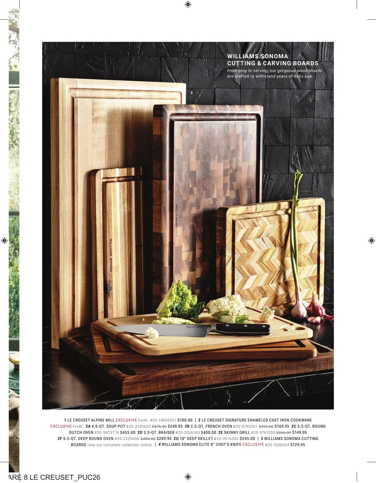 Williams Sonoma Fall Catalog Weekly Ad September 1 - November 30, 2026