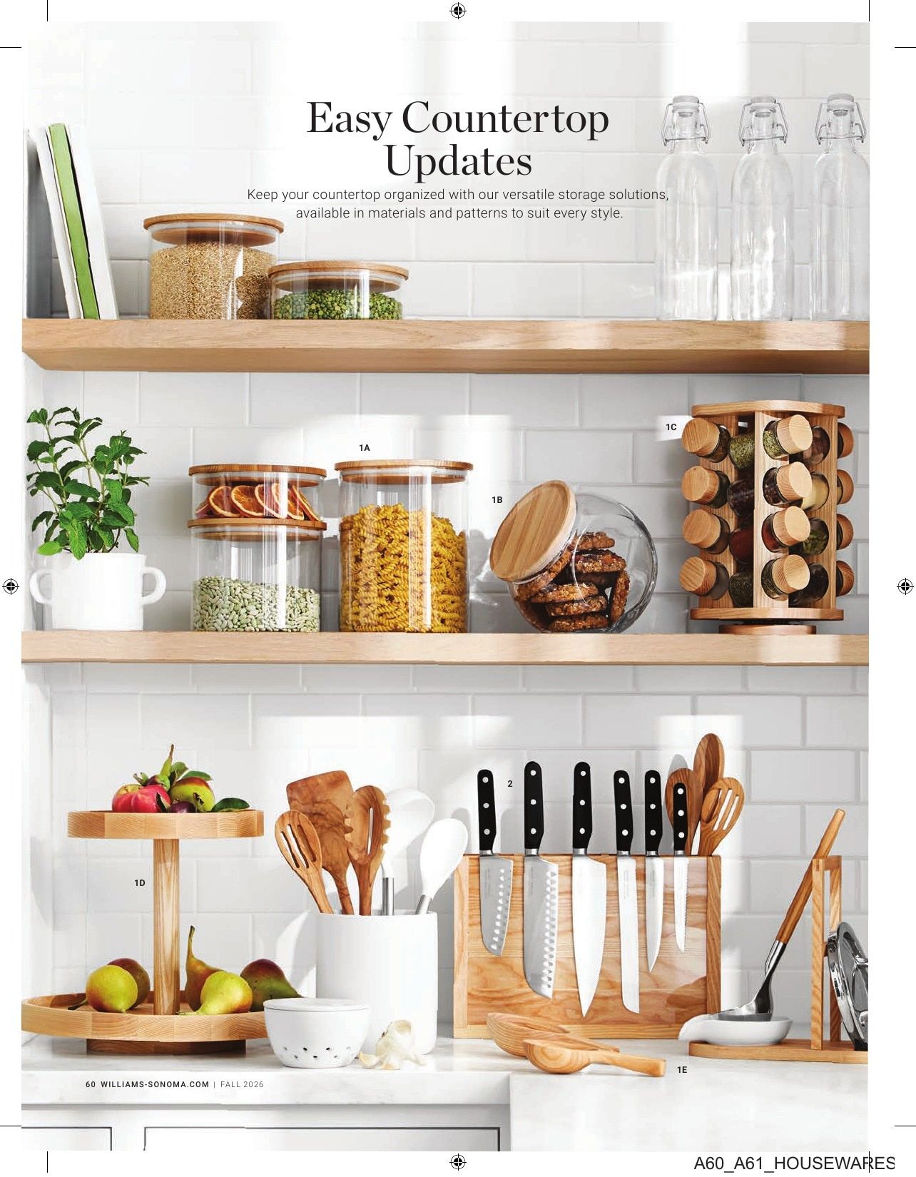 Williams Sonoma Fall Catalog Weekly Ad September 1 - November 30, 2026