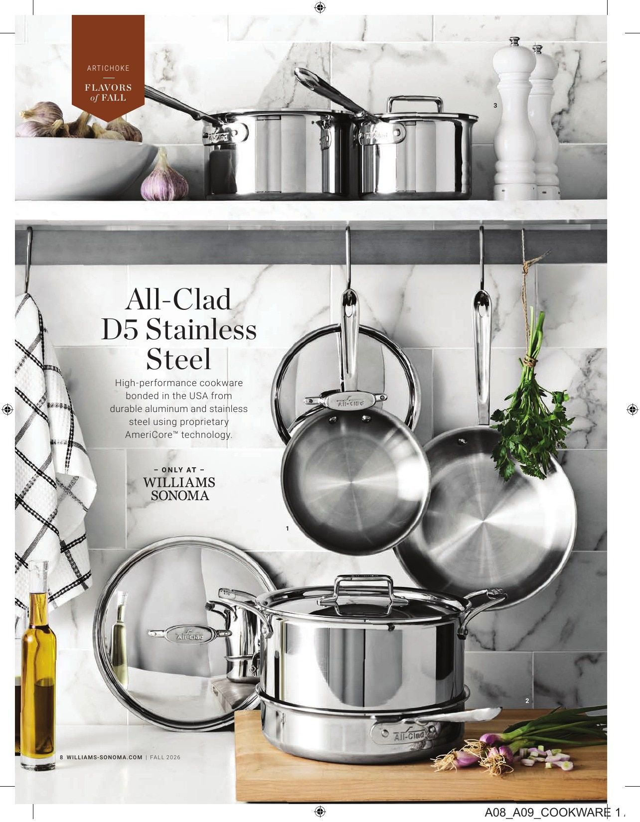 Williams Sonoma Fall Catalog Weekly Ad September 1 - November 30, 2026