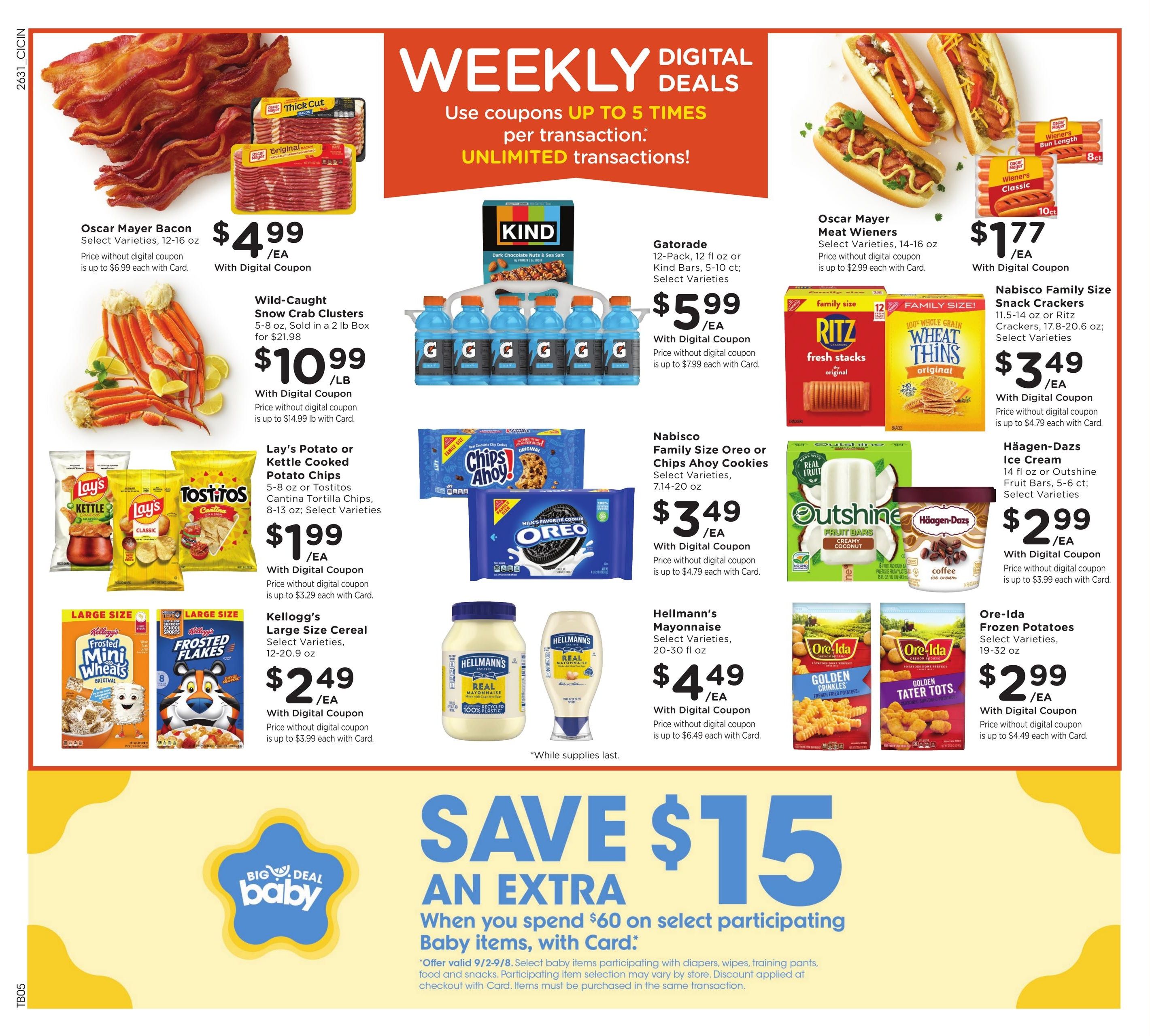 Kroger (Newport Area, KY) Weekly Ad September 2 - 8, 2026