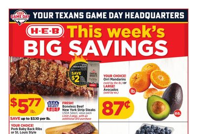 H-E-B (Alvin Area, TX) Weekly Ad September 2 - 8, 2026
